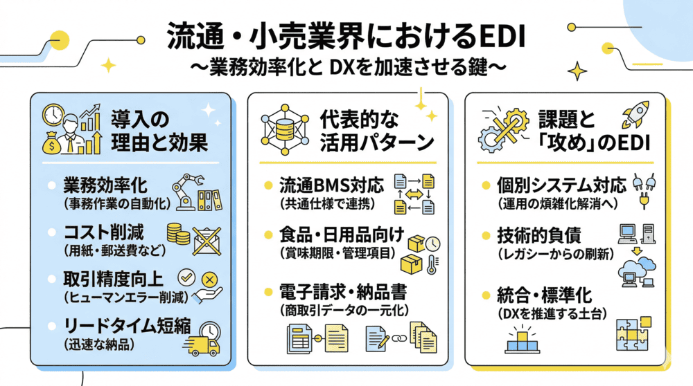 流通・小売業界におけるEDI