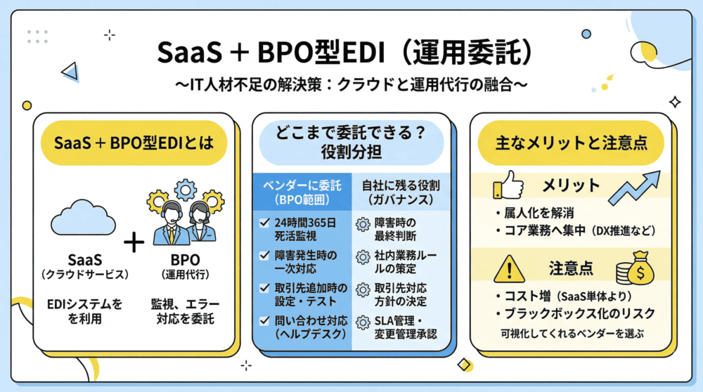 SaaS＋BPO型EDI（運用委託）