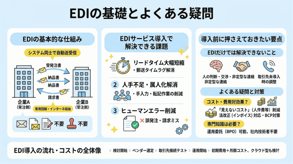 EDIの基礎とよくある疑問